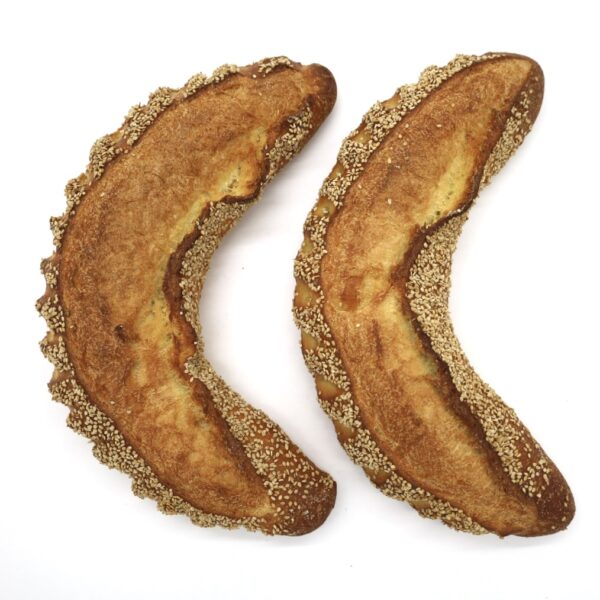 Semolina Half Moon Seeded 16oz - Image 2